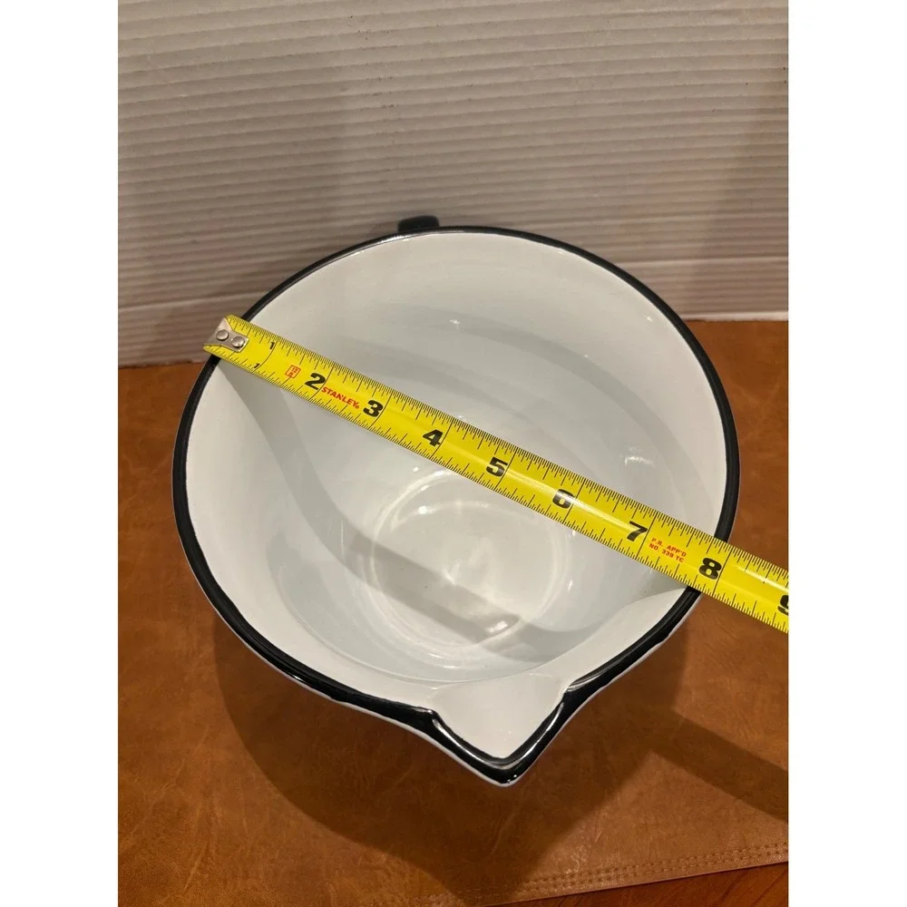 Hello Kitty Sanrio Halloween Skeleton Ceramic Mixing Bowl with Spout and Handle